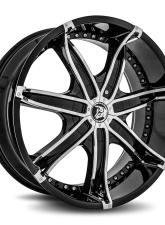 Diablo DNA Wheel 22x8.5 Blank 18 73.1 Gloss Black                                     - DNA-228BLNK1873B - Image 4